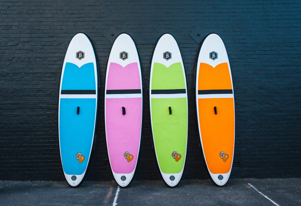 Take Your Buddy Anywhere - inflatable stand-up paddle board